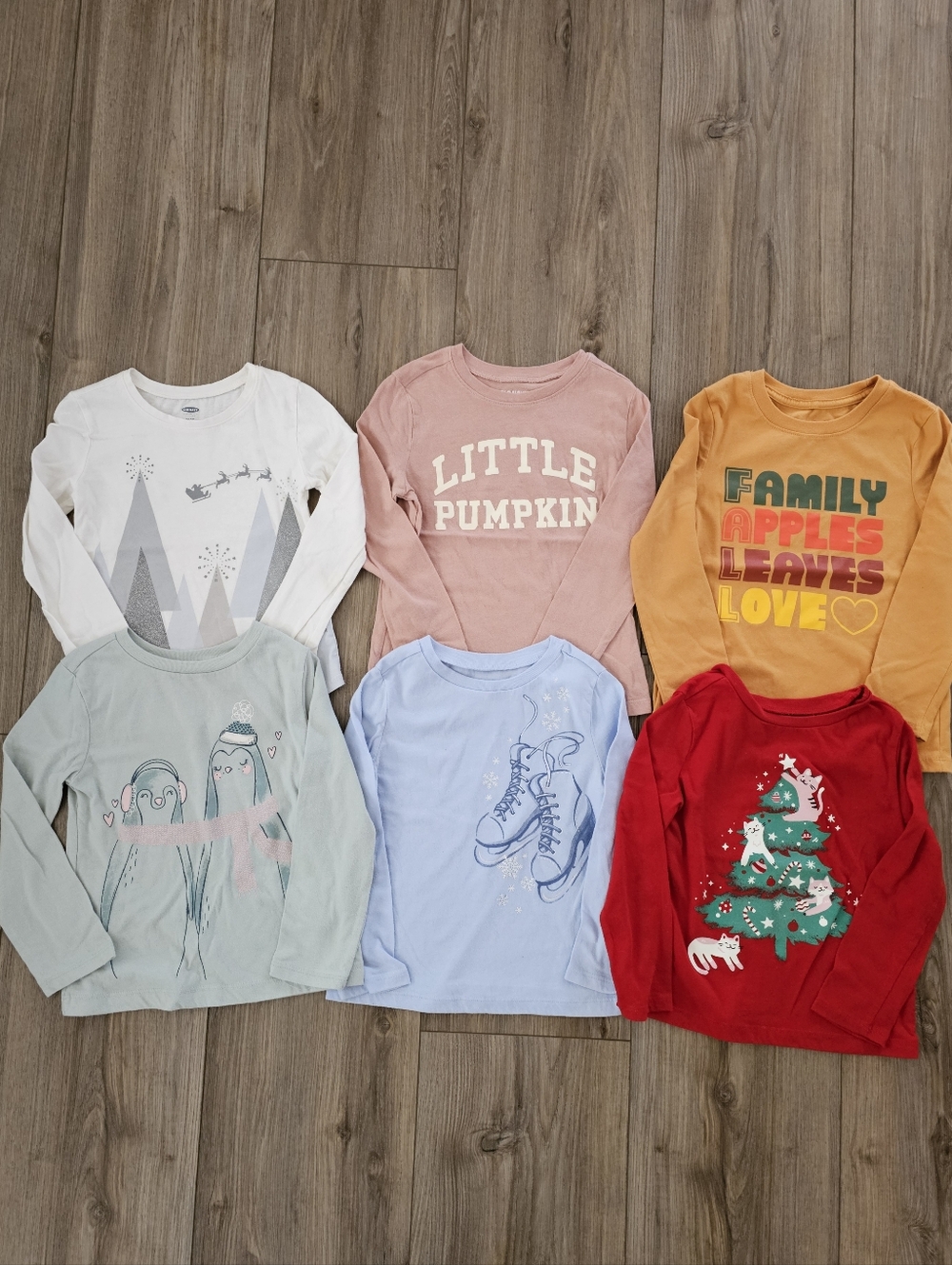 Holiday Long Sleeve Shirts Bundle | Christmas |Fall | Carters | Old Navy | 5T